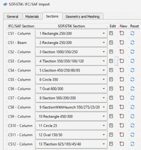 ArchiCAD keresztmetszetek