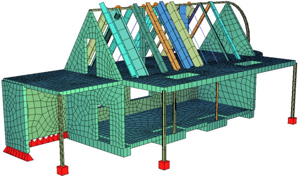 sofistik statikai modell