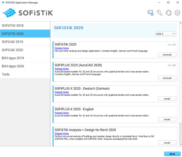 sofistik statika 2020